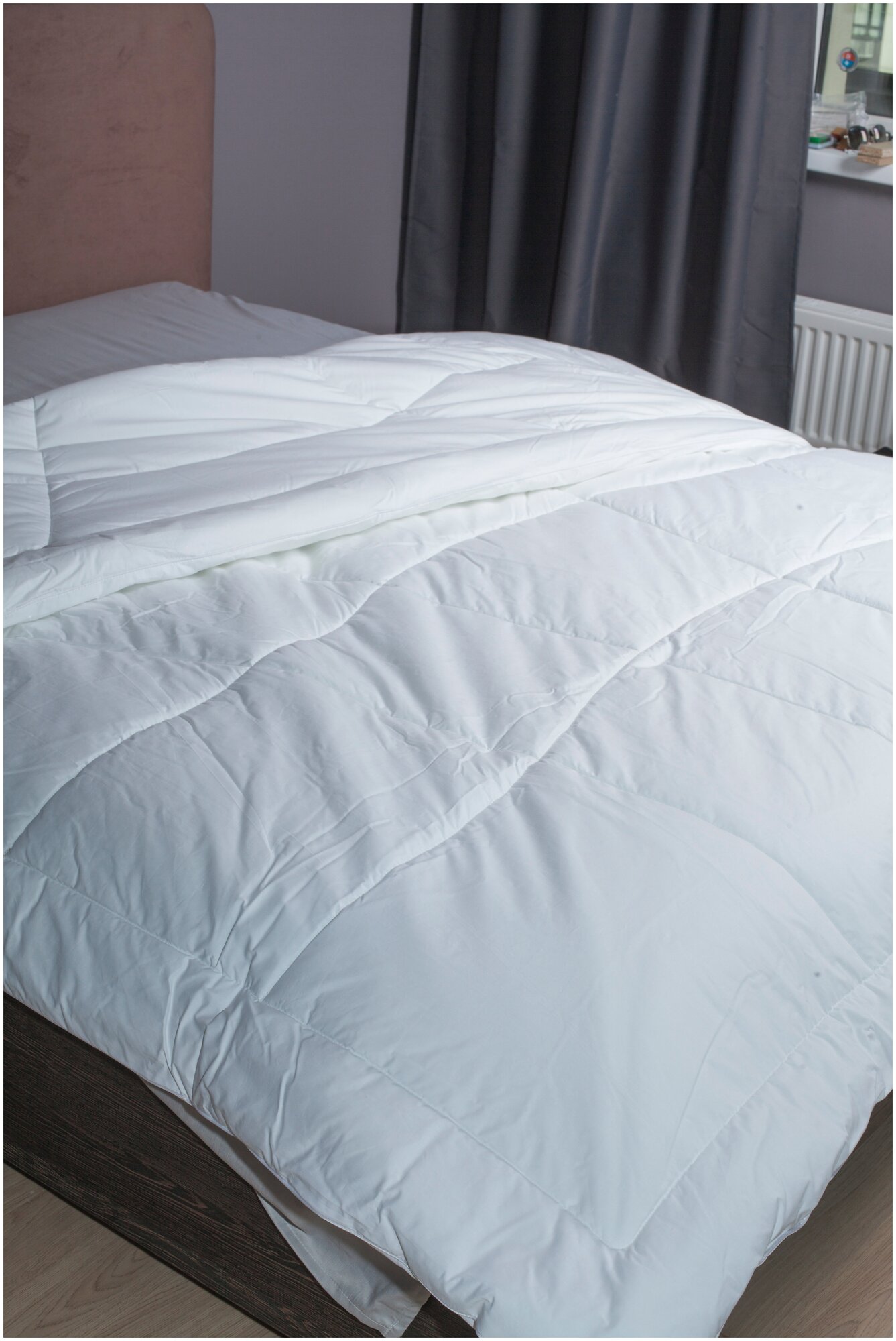 Одеяло гипоаллергенное эвкалиптовое с хлопковым мембранным чехлом и анатомической стёжкой Home Textile Премиум, 200х220 - фотография № 10