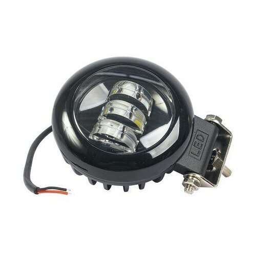 Вымпел Фара светодиодная WL-430 (кругл. мет. корп, LENS, 3 LED, 45W)