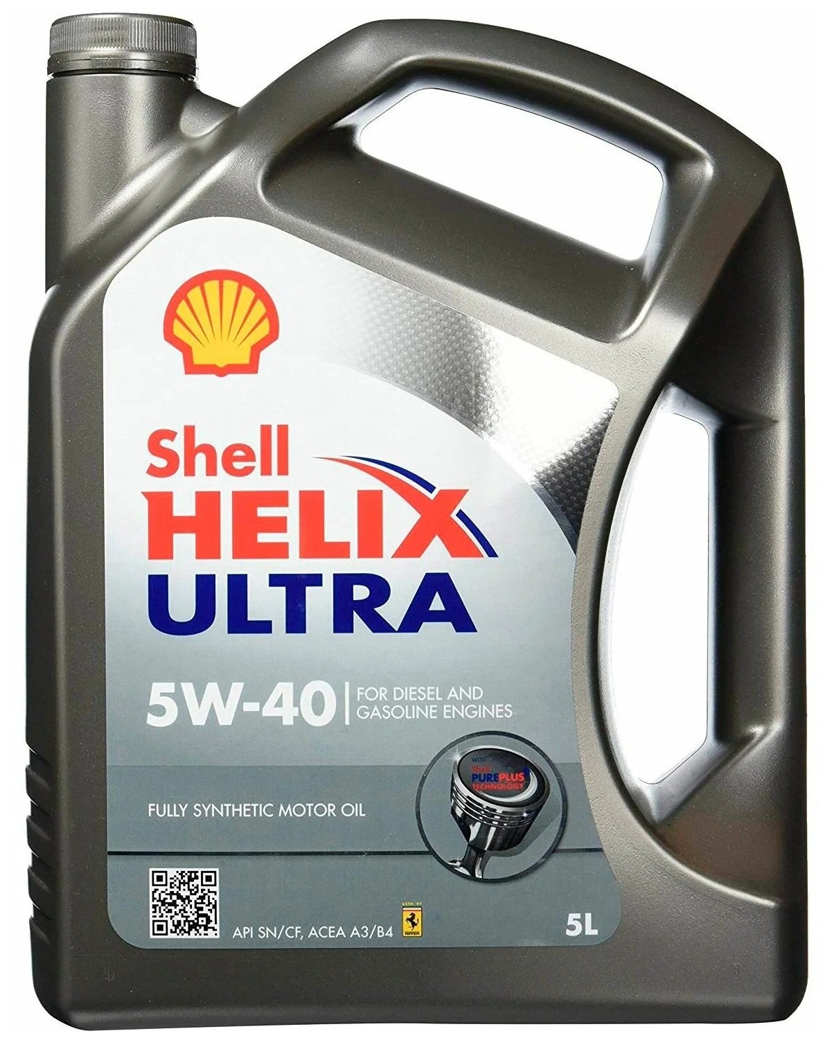 Синтетическое моторное масло SHELL Helix Ultra 5W-40 SP, 5 л