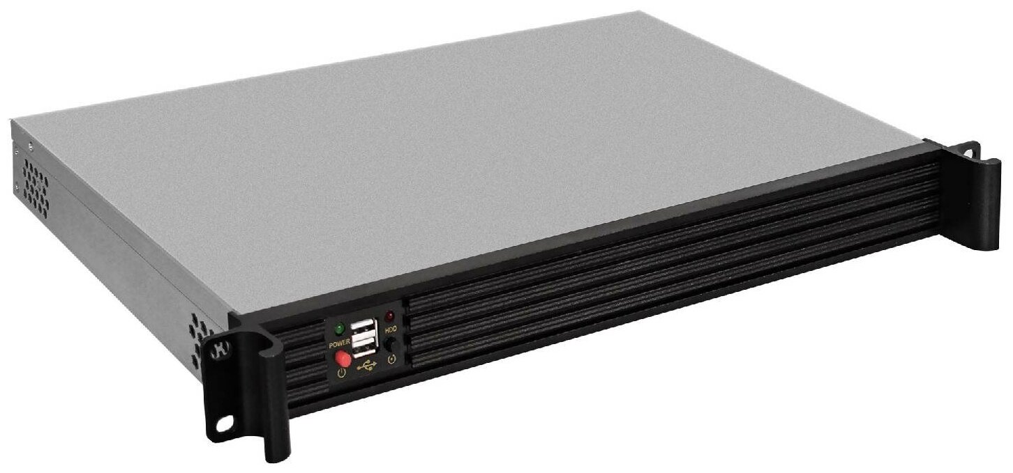 Корпус серверный 1U Exegate EX293305RUS RM 19", глубина 250, БП 1U-F450AS, USB - фото №1
