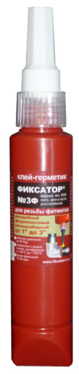 Анаэробный клей-герметик "Фиксатор № 3Ф" 80 г туба