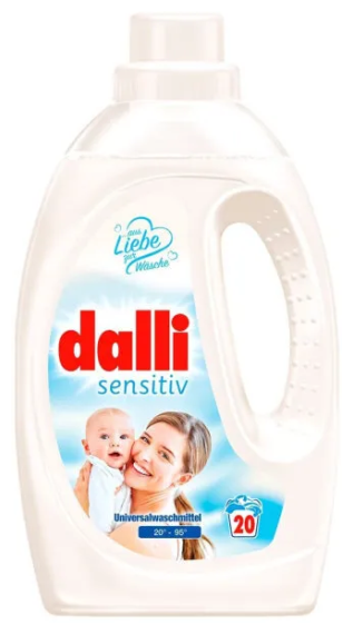 Гель для стирки Dalli Sensitive для детского белья и для чувствительной кожи, 20 стирок, 1.1 л