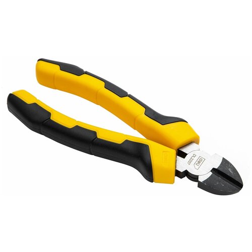 бокорезы кусачки для проводов Бокорезы Deli Tools DL2207 179 мм черный/желтый