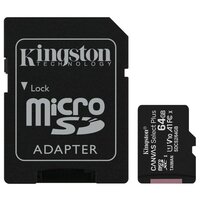 Карта памяти MicroSD 64Гб Kingston Canvas Select Plus (SDCS2)