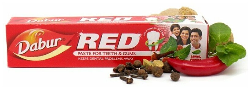 Зубная паста Ред Дабур (RED Dabur), 100 гр