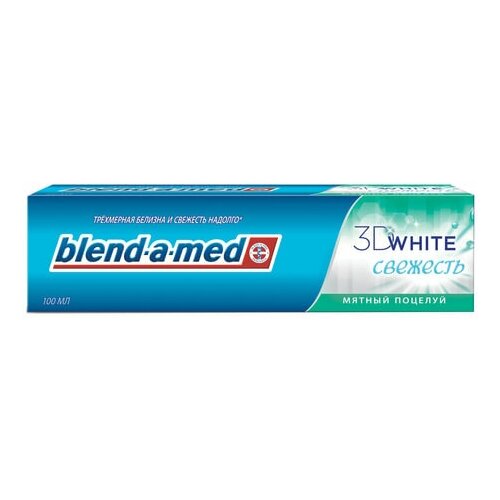 Зубная паста Blend-a-med 100 мл Бленд-а-мед 3D White Мятный Поцелуй (12770)
