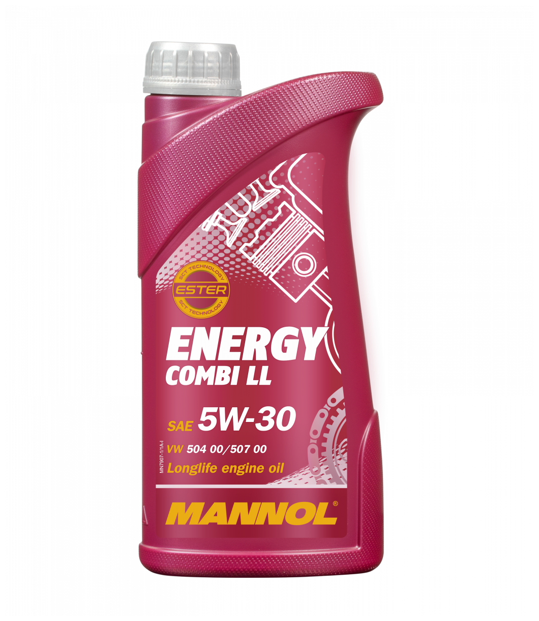 Синтетическое моторное масло MANNOL Energy Combi LL 5w-30 синт 1л.