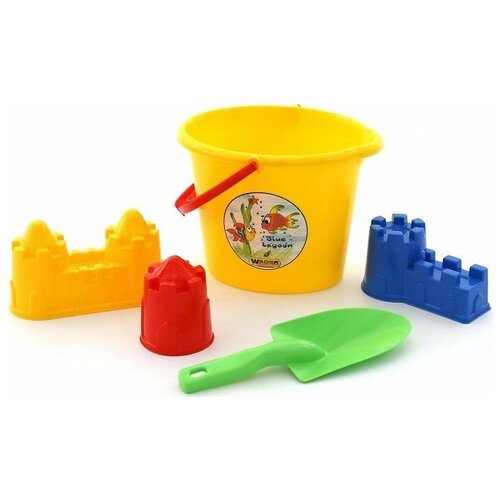 Набор №429: Ведро №4 с носиком, совок №12, формочк