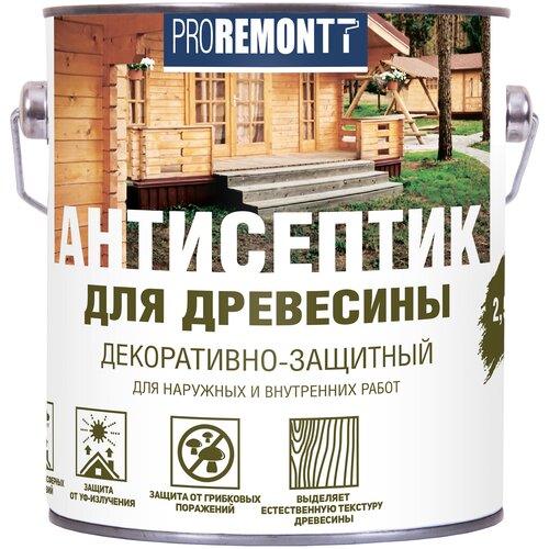 Антисептик Proremontt деревозащитное средство палисандр 2.5 л