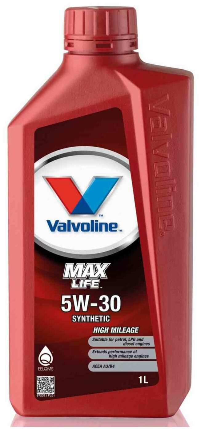 Valvoline Масло Моторное Синтетическое Maxlife 5w30 Acea A3/B4 1л