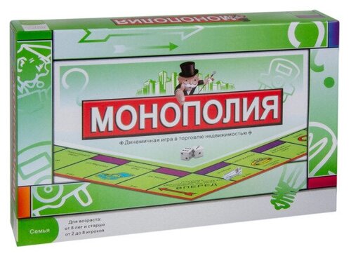 Классическая Монополия настольная игра для всей семьи увлекательная