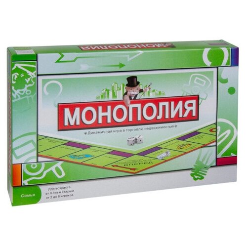 Классическая Монополия настольная игра для всей семьи увлекательная