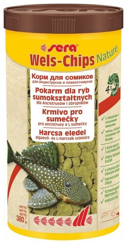 Сера Чипсы д/сомиков 250мл Wels-chips - фотография № 4