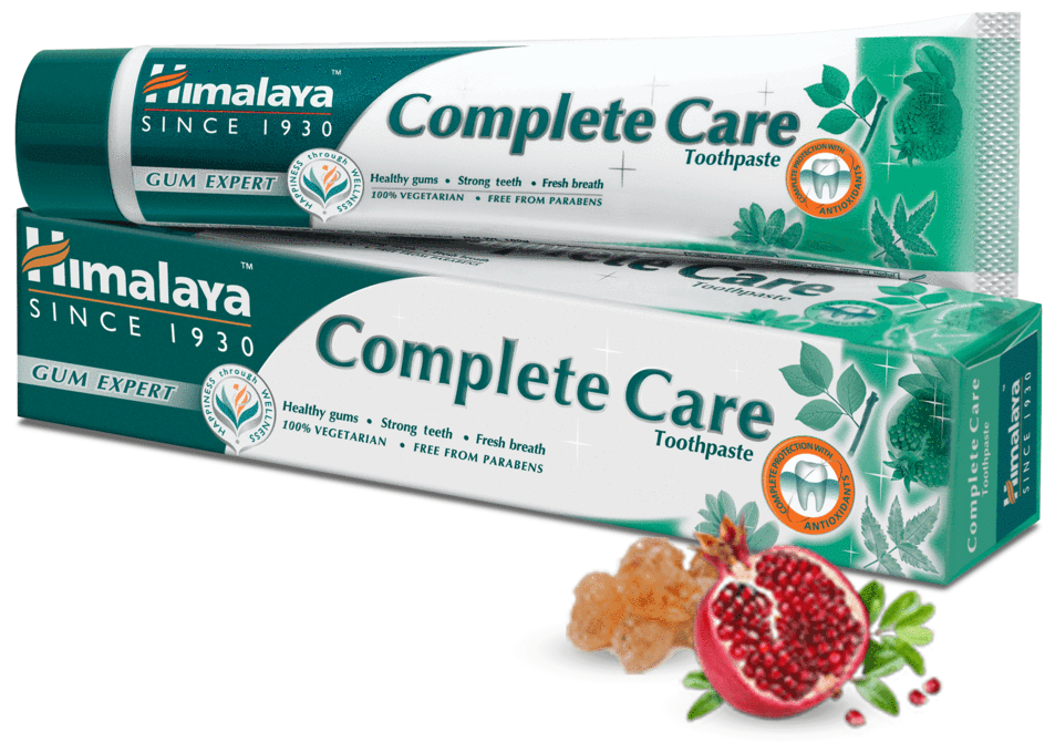 Зубная паста Комплексный уход Хималая (Complete Care Toothpaste Himalaya Herbals) антибактериальная от зубного налета 80 гр.