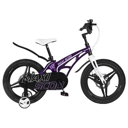 Детский Двухколесный Велосипед Maxiscoo Серия Cosmic2022 Делюкс 18 Фиолетовый 1705000₽