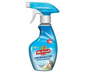 Спрей ликвидатор запаха для птиц и грызунов Mr.Fresh expert 2 в 1 200мл f402