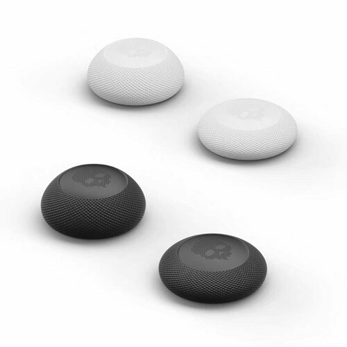 4в1 Премиум накладки насадки на стики Playstation 45 Nintendo Switch Pro Controller чёрные с белым 84900₽