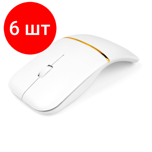Комплект 6 штук Мышь компьютерная Гарнизон GMW-500-1 WLS белая 1000dpi 18857 151200₽