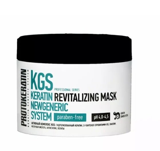 PROTOKERATIN Линия для чувствительной и проблемной кожи Маска-бальзам для ухода за волосами и проблемной кожей головы, 290 г, 250 мл, банка