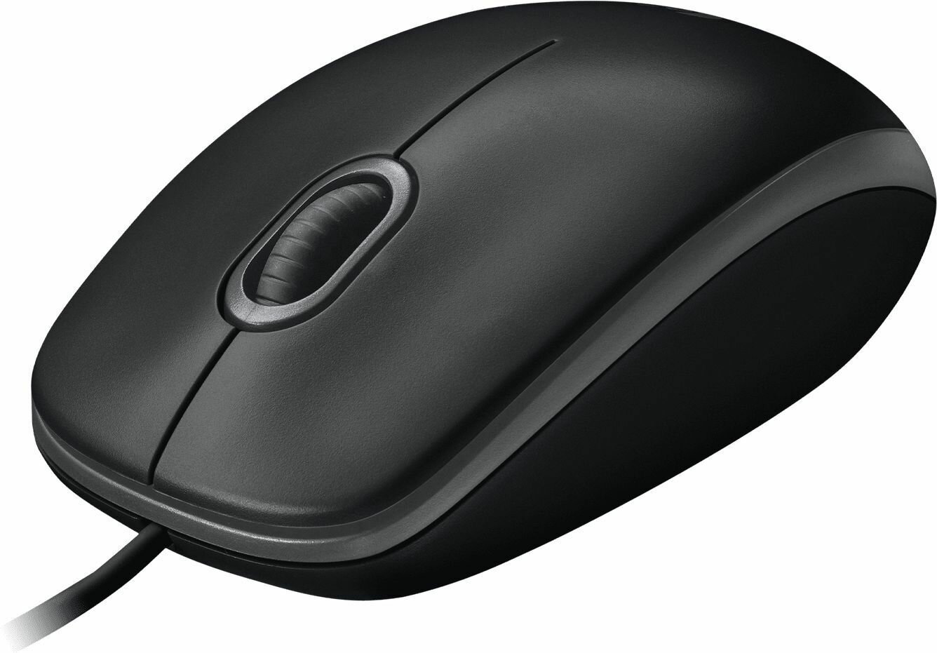 Мышь Logitech B100 for business черный оптическая (1000dpi) USB — фото 1