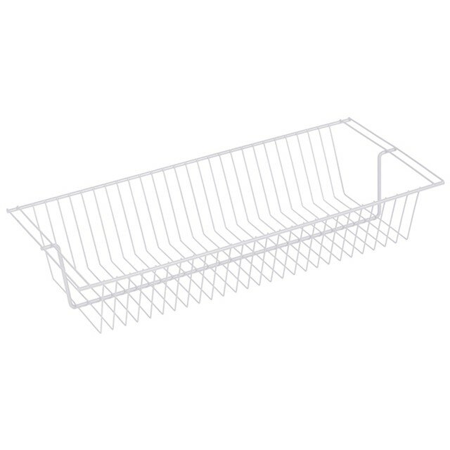 Полка-корзина сетчатая LARVIJ 603x306x118мм белый сталь