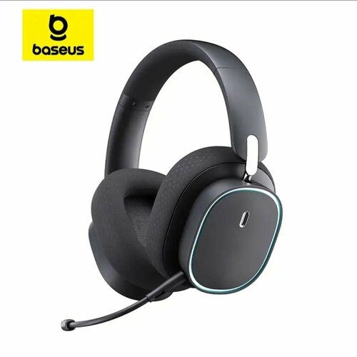 Baseus Gh02 Наушники с микрофоном, Радиоканал, Bluetooth, 3.5 мм, USB Type-C черный