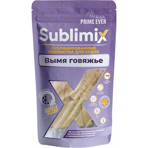Лакомство PRIME EVER SUBLIMIX для взрослых собак вымя говяжье (60 гр)