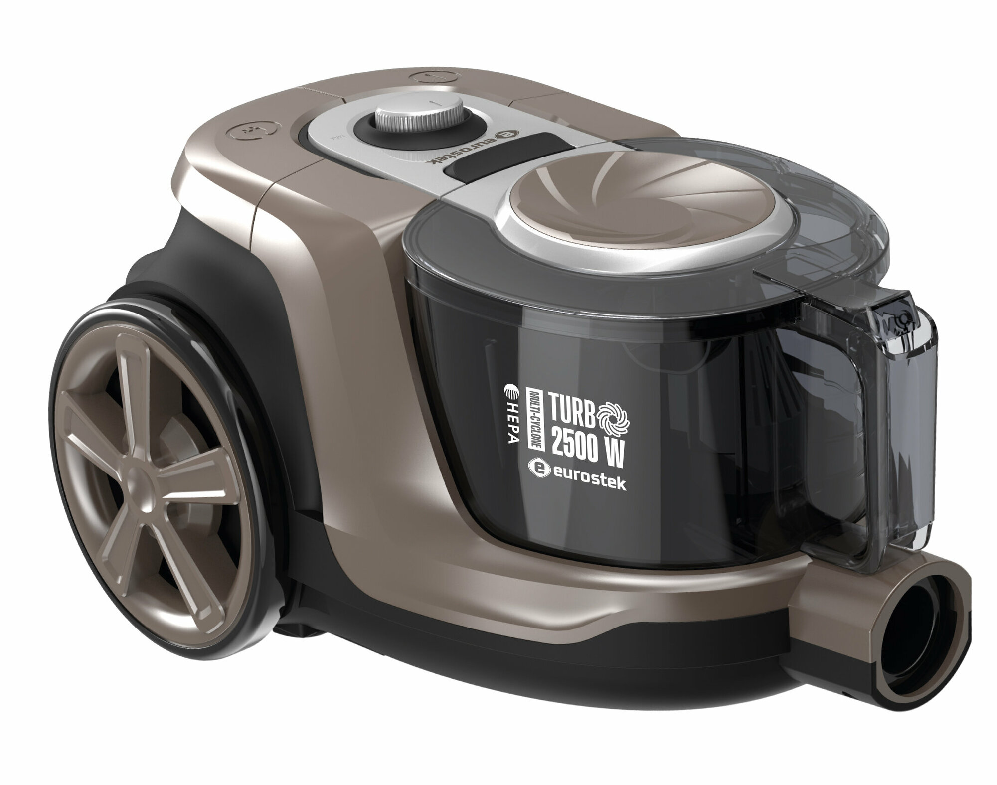 Пылесос Eurostek EVC-4510 для сухой уборки, 2500 Вт, пылесборник 3 л, бежевый