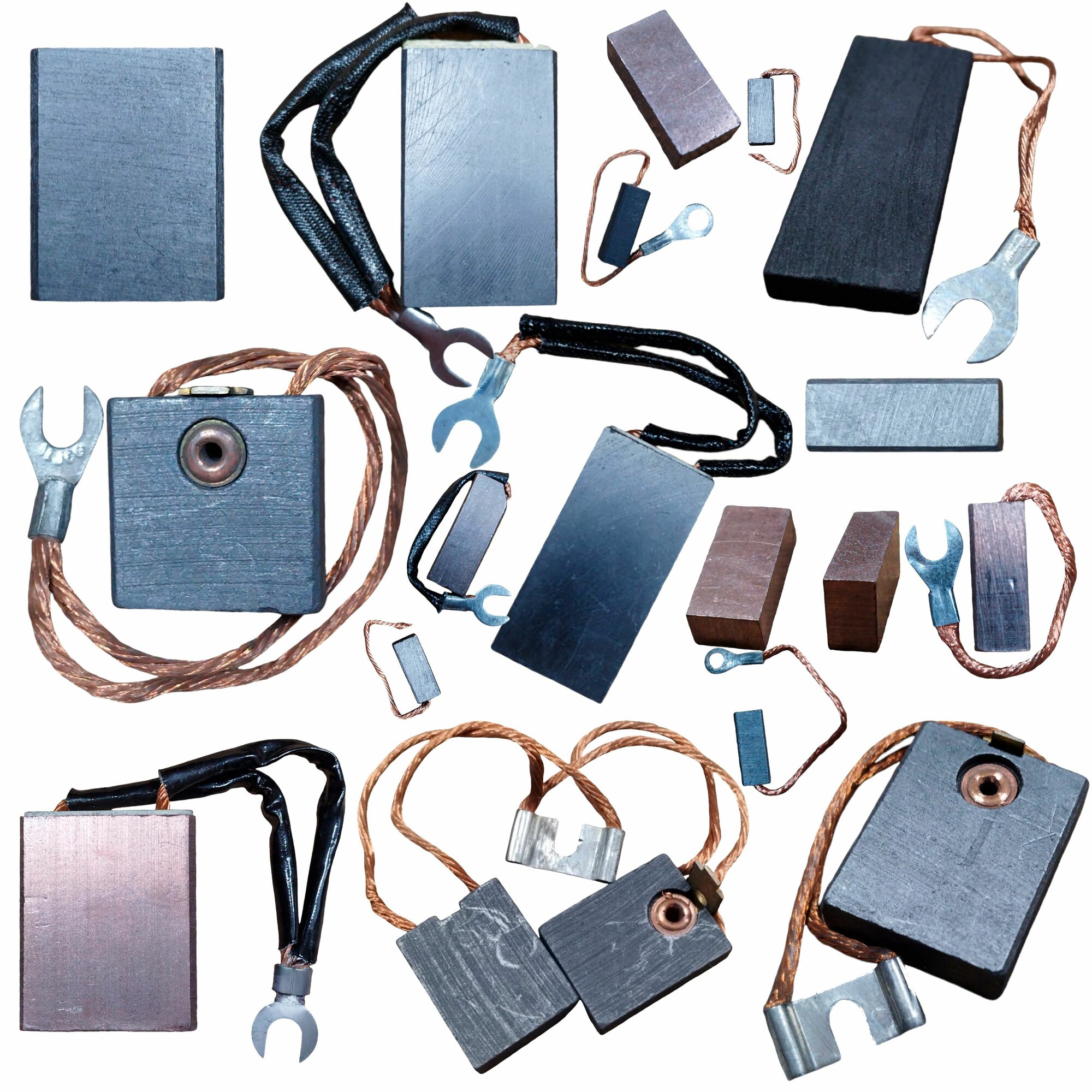 Электрощетка меднографитовая М1А 8x12,5x40 мм К1-1 с одним проводом