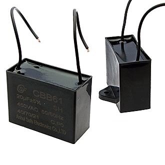 Пусковой конденсатор CBB61 20uF 450V / SAIFU