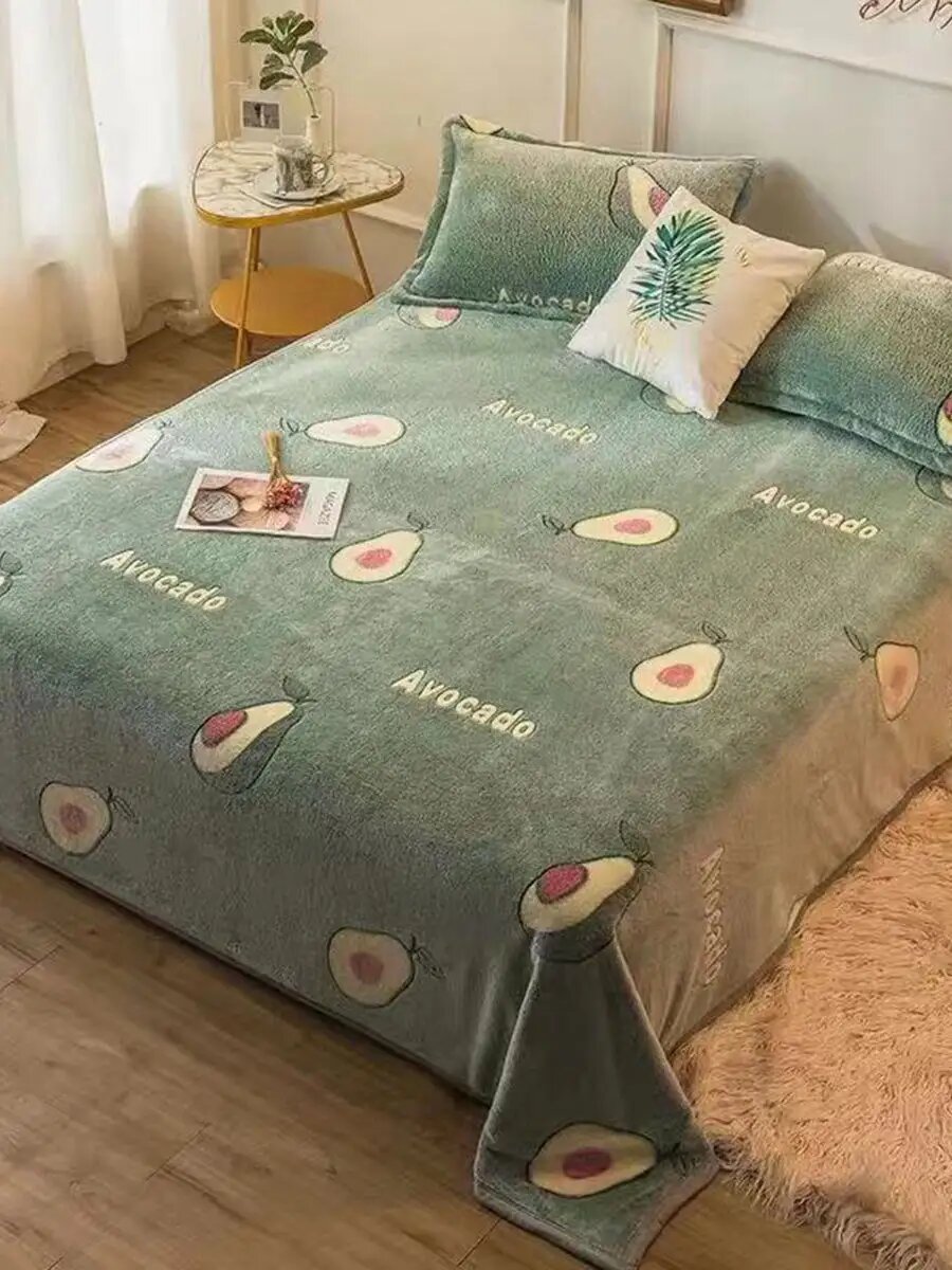 Плед 200х220 евро на кровать Lindo