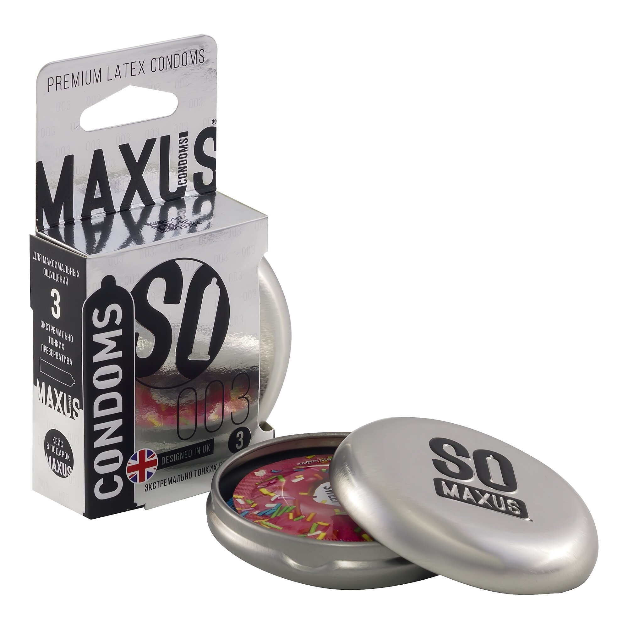 Презервативы MAXUS 003, тонкие 3 шт.