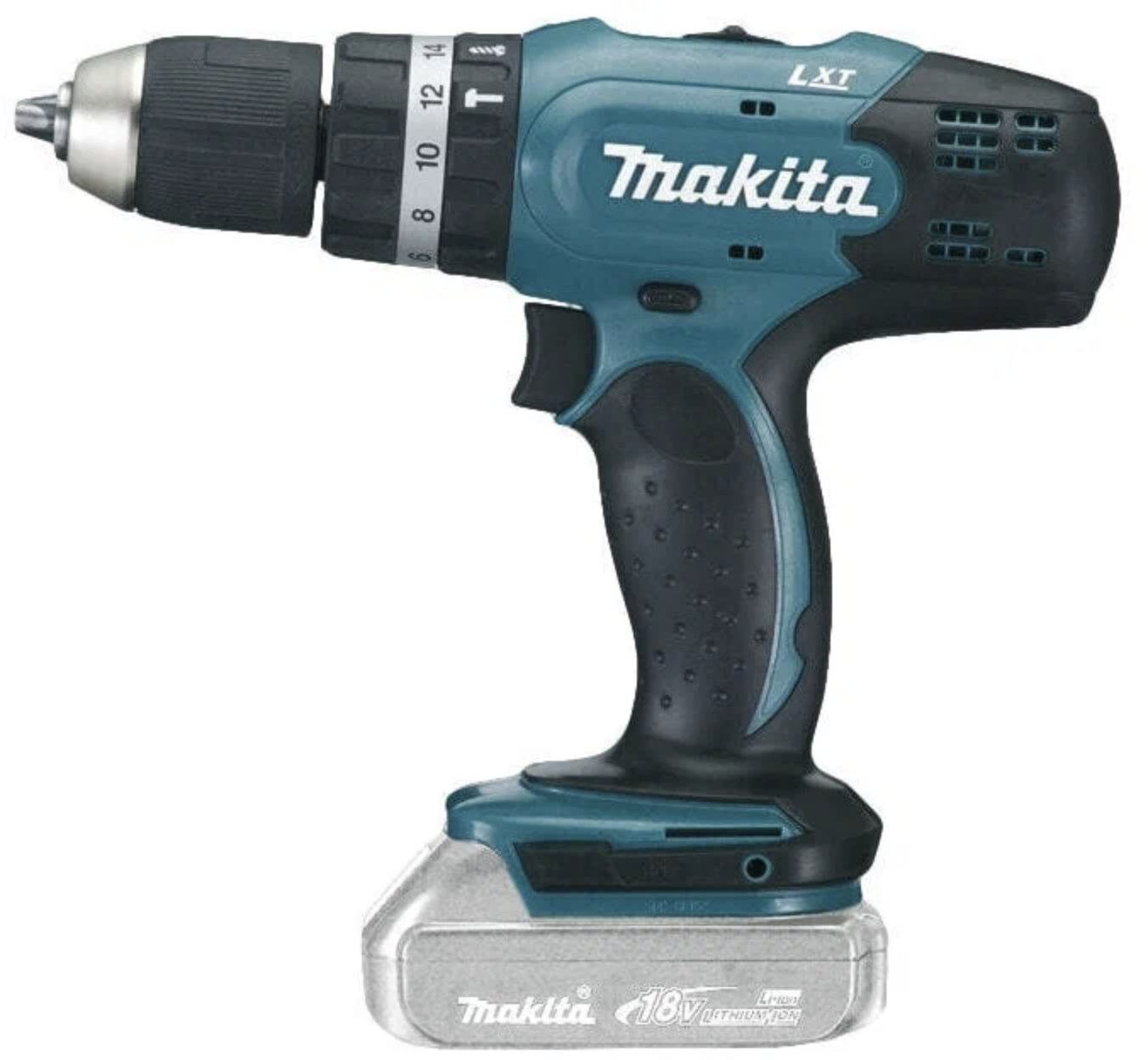 Makita DHP453Z Шуруповерт ударный аккум.(18.0 В, 42Нм, 2 скор, 1.5-13мм) без упаковки, БЕЗ АКБ И З/У