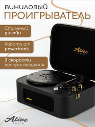 Виниловый проигрыватель Alive Audio STORIES Glam Noir c Bluetooth