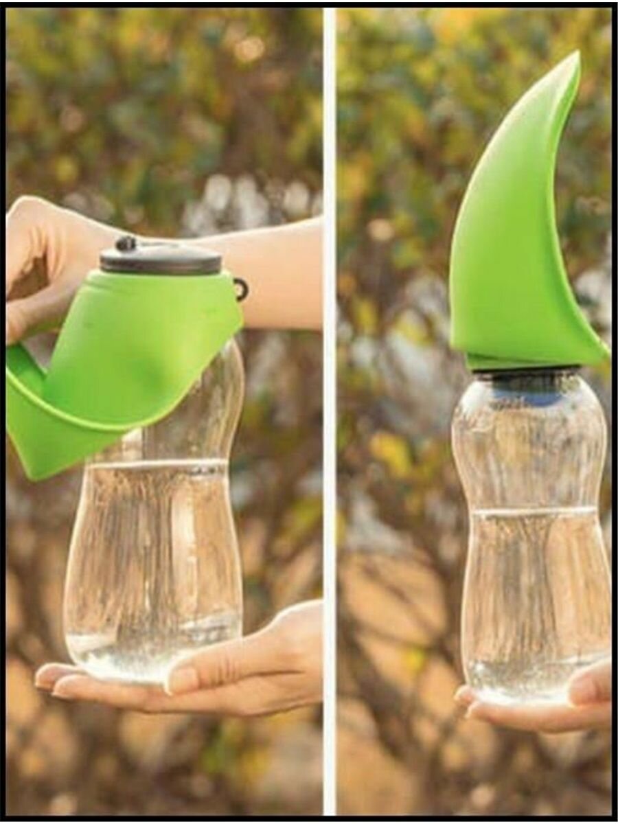 Картинки Бутылка-поилка для собак и кошек, автопоилка дорожная портативная 680 мл