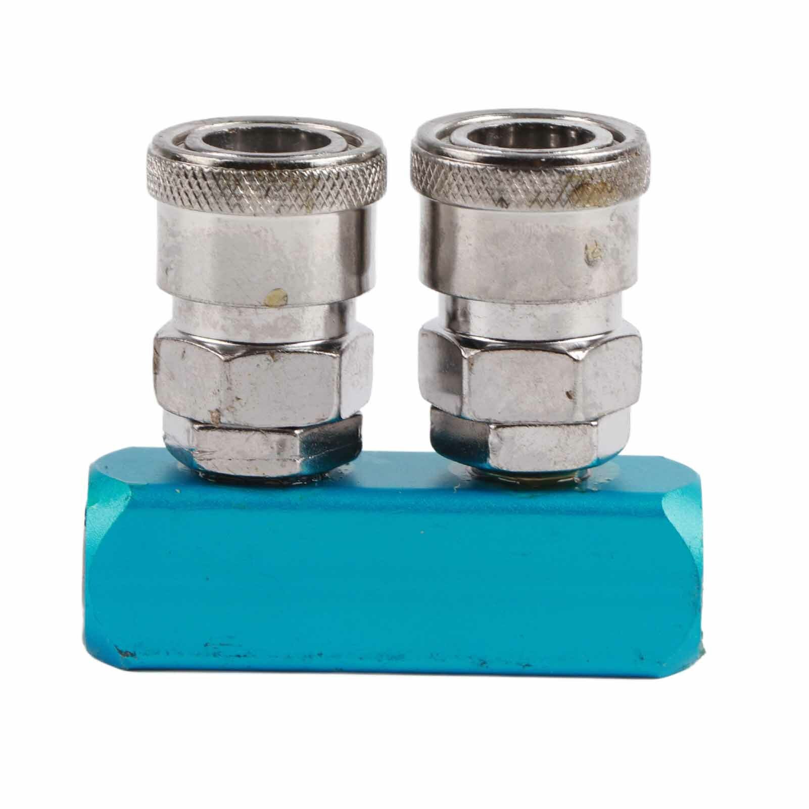 12mm Pneumatic Quick Fitting Female Connector for Air Hose Connecting PT1/4 (2 Way)