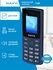 Телефон мобильный кнопочный Maxvi C40 с радио и MP3-плеером синий