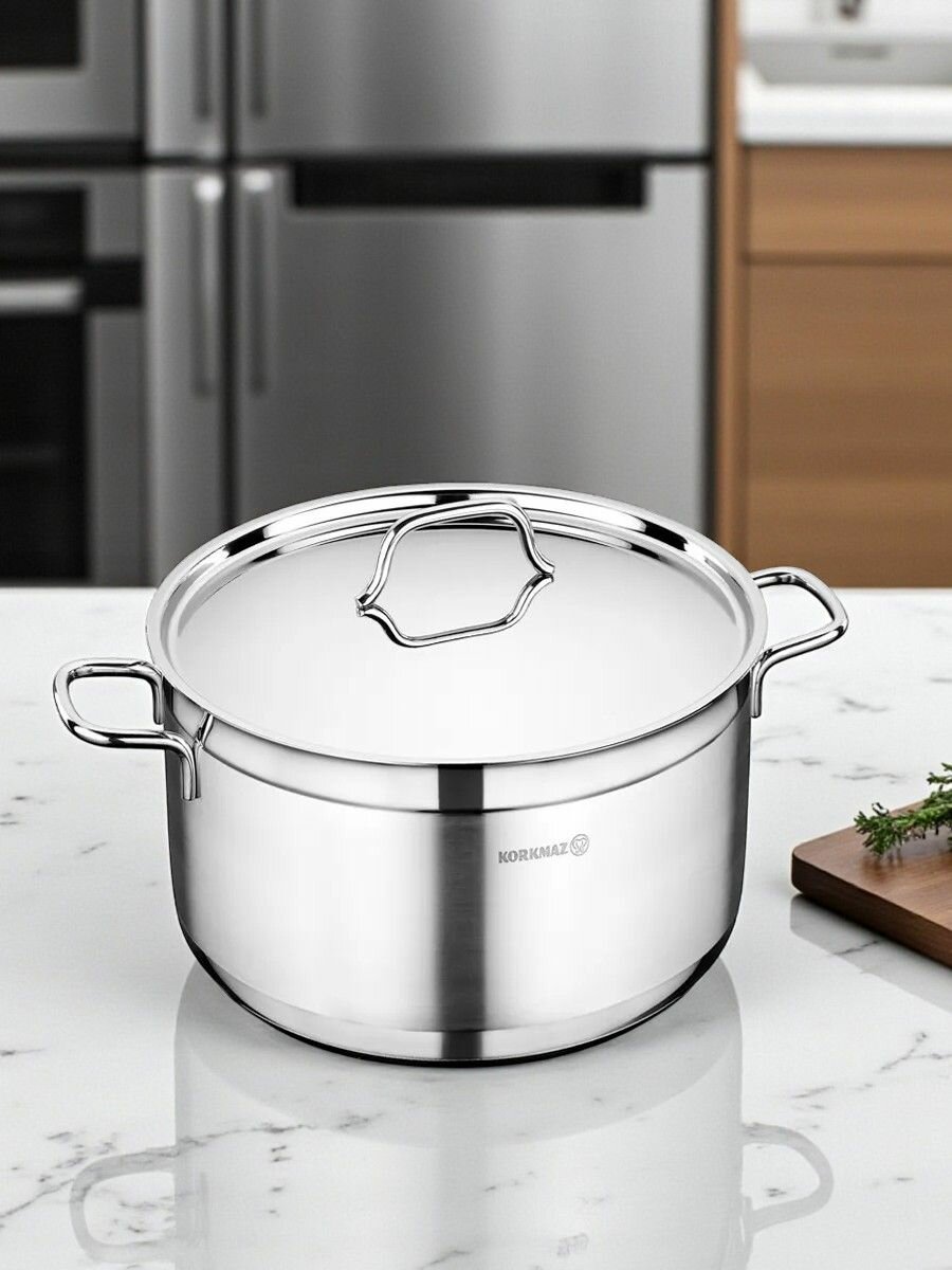 Кастрюля 20 см 3,5 л с крышкой Alfa