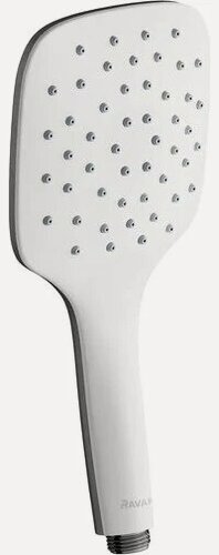 Изображение товара Душевая лейка Ravak Air 959.10 с экономией воды, лейка для душа, белая, глянцевая, квадратная