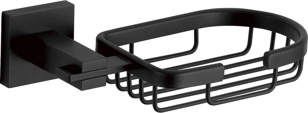 Мыльница Savol 65 h S-06532H настенная черная