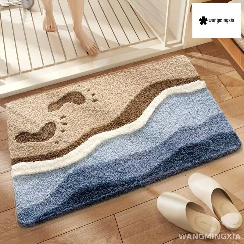 Коврик для пола из искусственного кашемира серии Summer shoal, 40*60 см