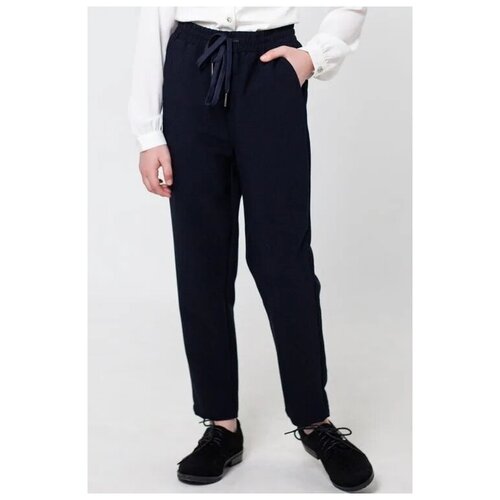 Школьные брюки  Deloras, размер 158, синий