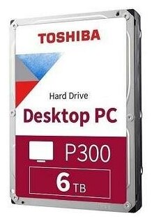 Toshiba Жесткий диск Toshiba P300 6Tb HDWD260EZSTA