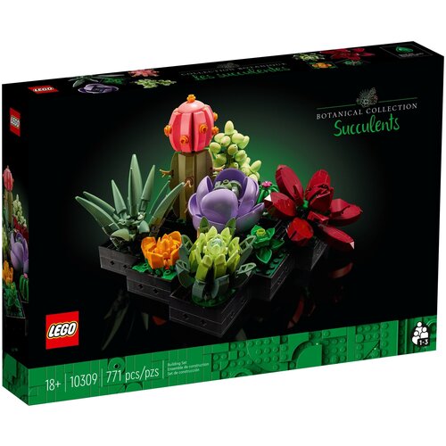 Конструктор LEGO 10309 Succulents, 771 дет. конструктор china bricks 69029 нападение барионикса из серии драконы и динозавры креатор