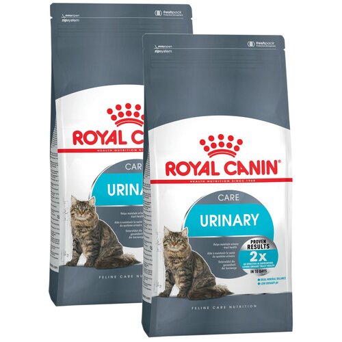 ROYAL CANIN URINARY CARE для взрослых кошек при мочекаменной болезни (4 + 4 кг)