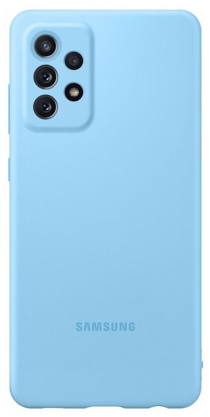 Чехол Samsung Silicone Cover A72 Blue (EF-PA725)