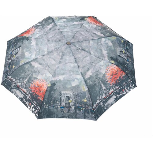 Мини-зонт RAINDROPS, серый