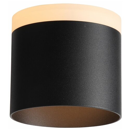 ALC00035BK-3000K-LED.1x12W Светильник потолочный Черный LED 1*12W 3000K 936Lm Ra>80 120° IP20 D100xH90 180-240V