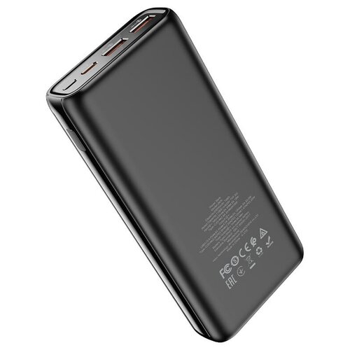 Внешний аккумулятор HOCO J80A 20000mAh, 20W/2 USB 3.0/Micro/Type-C (черный)