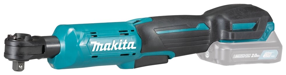 Аккумуляторный ударный гайковерт с трещоткой MAKITA WR100DZ CXT 12 В, 3/8" и 1/4", 47,5 Нм (без акб и з/у) - фотография № 1